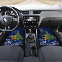 Merry Chrismukkah Car Mats Merry Christmas and Happy Hanukkah LT9 - Wonder Print Shop