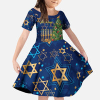 Merry Chrismukkah Family Matching Mermaid Dress and Hawaiian Shirt Merry Christmas and Happy Hanukkah LT9 - Wonder Print Shop