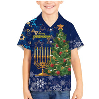 Merry Chrismukkah Family Matching Mermaid Dress and Hawaiian Shirt Merry Christmas and Happy Hanukkah LT9 - Wonder Print Shop