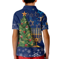 Merry Chrismukkah Kid Polo Shirt Merry Christmas and Happy Hanukkah - Wonder Print Shop