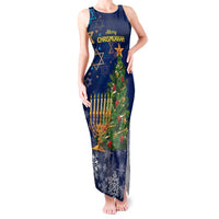 Merry Chrismukkah Tank Maxi Dress Merry Christmas and Happy Hanukkah - Wonder Print Shop