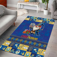 Merry Chrismukkah Area Rug With Gnome Christmas Hanukkah LT9 - Wonder Print Shop