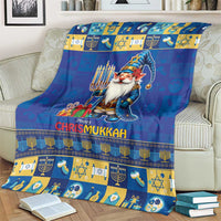 Merry Chrismukkah Blanket With Gnome Christmas Hanukkah