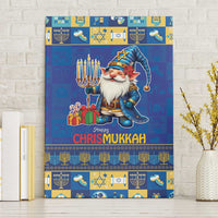 Merry Chrismukkah Canvas Wall Art With Gnome Christmas Hanukkah LT9 - Wonder Print Shop