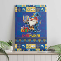 Merry Chrismukkah Canvas Wall Art With Gnome Christmas Hanukkah LT9 - Wonder Print Shop