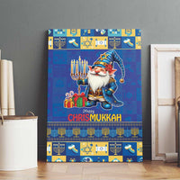 Merry Chrismukkah Canvas Wall Art With Gnome Christmas Hanukkah LT9 - Wonder Print Shop