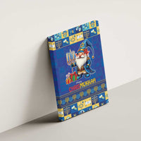Merry Chrismukkah Canvas Wall Art With Gnome Christmas Hanukkah LT9 - Wonder Print Shop