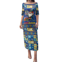 Merry Chrismukkah Family Matching Puletasi and Hawaiian Shirt With Gnome Christmas Hanukkah - Wonder Print Shop