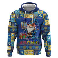 Merry Chrismukkah Hoodie With Gnome Christmas Hanukkah - Wonder Print Shop