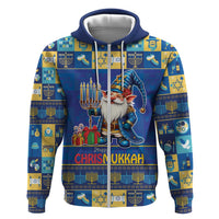 Merry Chrismukkah Hoodie With Gnome Christmas Hanukkah - Wonder Print Shop