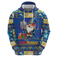 Merry Chrismukkah Hoodie With Gnome Christmas Hanukkah - Wonder Print Shop