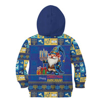 Merry Chrismukkah Kid Hoodie With Gnome Christmas Hanukkah - Wonder Print Shop
