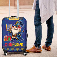 Merry Chrismukkah Luggage Cover With Gnome Christmas Hanukkah - Wonder Print Shop