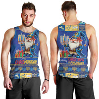 Merry Chrismukkah Men Tank Top With Gnome Christmas Hanukkah - Wonder Print Shop