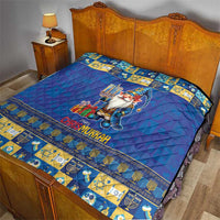 Merry Chrismukkah Quilt With Gnome Christmas Hanukkah - Wonder Print Shop