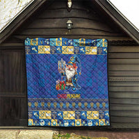 Merry Chrismukkah Quilt With Gnome Christmas Hanukkah - Wonder Print Shop