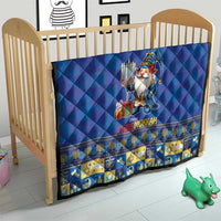 Merry Chrismukkah Quilt With Gnome Christmas Hanukkah - Wonder Print Shop