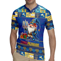 Merry Chrismukkah Rugby Jersey With Gnome Christmas Hanukkah - Wonder Print Shop