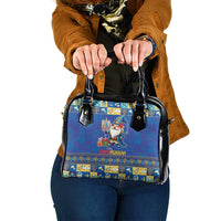 Merry Chrismukkah Shoulder Handbag With Gnome Christmas Hanukkah