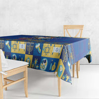 Merry Chrismukkah Tablecloth With Gnome Christmas Hanukkah - Wonder Print Shop