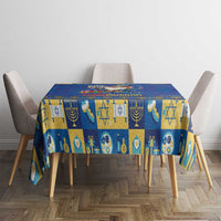 Merry Chrismukkah Tablecloth With Gnome Christmas Hanukkah - Wonder Print Shop