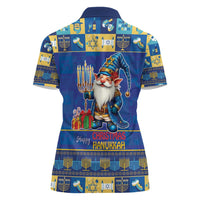 Merry Chrismukkah Women Polo Shirt With Gnome Christmas Hanukkah - Wonder Print Shop