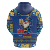 Merry Chrismukkah Zip Hoodie With Gnome Christmas Hanukkah - Wonder Print Shop