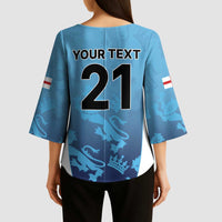 England Cricket Spirit 2026 Kimono Sleeve Blouse World T20 Edition - Wonder Print Shop