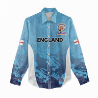 England Cricket Spirit 2026 Women Casual Shirt World T20 Edition - Wonder Print Shop