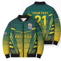 South Africa Cricket Spirit 2026 Bomber Puffer Jacket World T20 Edition - Wonder Print Shop