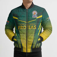South Africa Cricket Spirit 2026 Bomber Puffer Jacket World T20 Edition - Wonder Print Shop