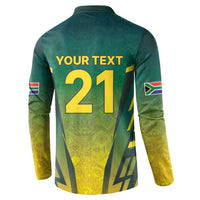 South Africa Cricket Spirit 2026 Button Sweatshirt World T20 Edition - Wonder Print Shop