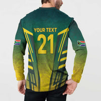 South Africa Cricket Spirit 2026 Button Sweatshirt World T20 Edition - Wonder Print Shop