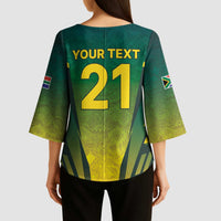 South Africa Cricket Spirit 2026 Kimono Sleeve Blouse World T20 Edition - Wonder Print Shop