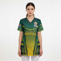 South Africa Cricket Spirit 2026 Scrub Top World T20 Edition - Wonder Print Shop