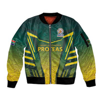 South Africa Cricket Spirit 2026 Sleeve Zip Bomber Jacket World T20 Edition - Wonder Print Shop