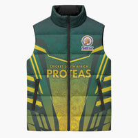 South Africa Cricket Spirit 2026 Sleeveless Puffer Jacket World T20 Edition - Wonder Print Shop