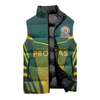 South Africa Cricket Spirit 2026 Sleeveless Puffer Jacket World T20 Edition - Wonder Print Shop