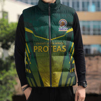 South Africa Cricket Spirit 2026 Sleeveless Puffer Jacket World T20 Edition - Wonder Print Shop
