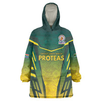 South Africa Cricket Spirit 2026 Wearable Blanket Hoodie World T20 Edition - Wonder Print Shop