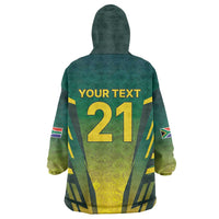 South Africa Cricket Spirit 2026 Wearable Blanket Hoodie World T20 Edition - Wonder Print Shop