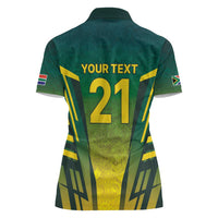South Africa Cricket Spirit 2026 Women Polo Shirt World T20 Edition - Wonder Print Shop