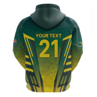 South Africa Cricket Spirit 2026 Zip Hoodie World T20 Edition - Wonder Print Shop