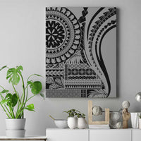 Samoa Siapo Arty Canvas Wall Art Black Style LT9 - Wonder Print Shop