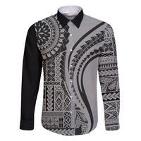 Samoa Siapo Arty Family Matching Puletasi Dress and Hawaiian Shirt Black Style - Wonder Print Shop