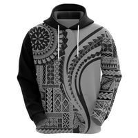 Samoa Siapo Arty Hoodie Black Style - Wonder Print Shop