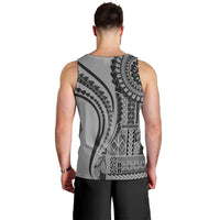 Samoa Siapo Arty Men Tank Top Black Style - Wonder Print Shop