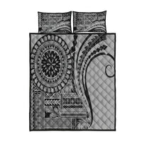 Samoa Siapo Arty Quilt Bed Set Black Style - Wonder Print Shop