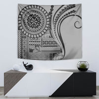Samoa Siapo Arty Tapestry Black Style - Wonder Print Shop