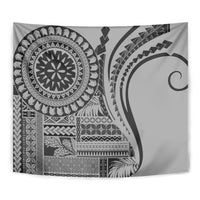 Samoa Siapo Arty Tapestry Black Style - Wonder Print Shop